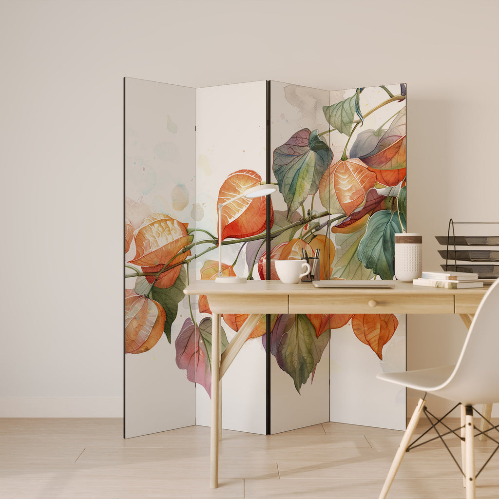 FLEETING DAYS Decorative 4-Panel Room Divider