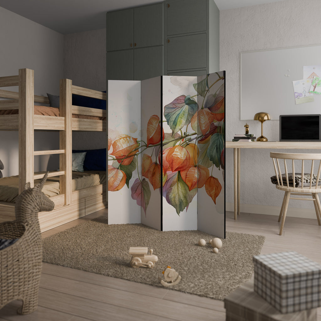 FLEETING DAYS Decorative 4-Panel Room Divider