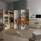 FLEETING DAYS Decorative 4-Panel Room Divider