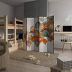FLEETING DAYS Decorative 5-Panel Room Divider