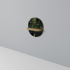 FOREST WONDERS Prateleira Oval Decorativa em Efeito Carvalho