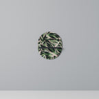 EERIE STROMANTHE Prateleira Oval Decorativa em Acabamento Preto