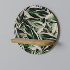 EERIE STROMANTHE Prateleira Redonda Decorativa em Efeito Carvalho