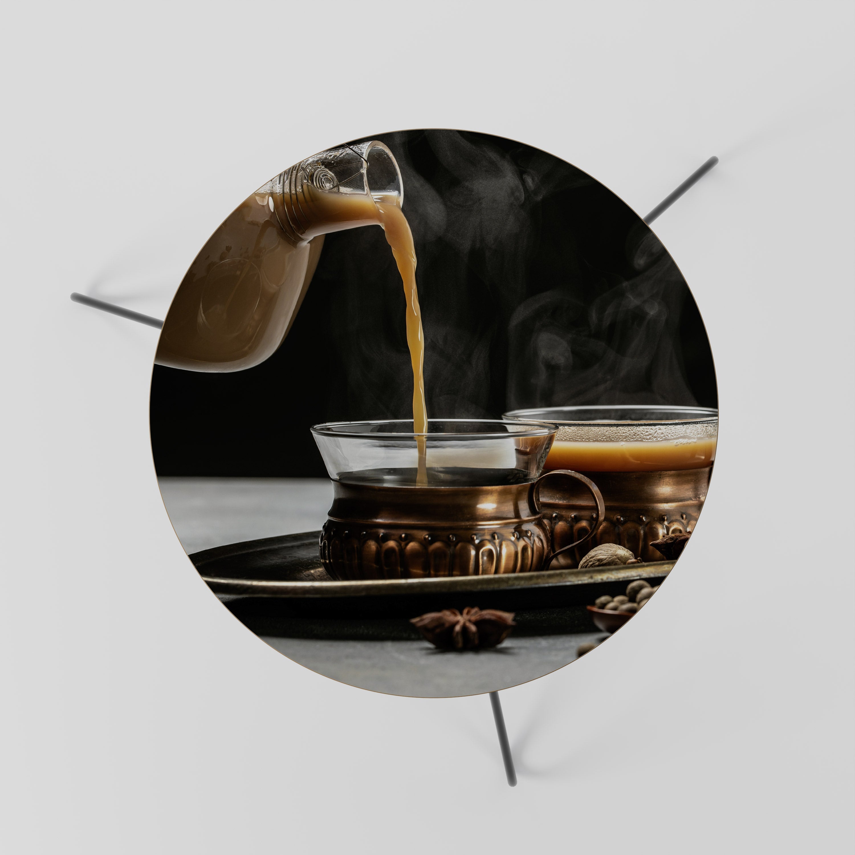 STEAMING SIPS OF SERENITY Mesa de Centro 60