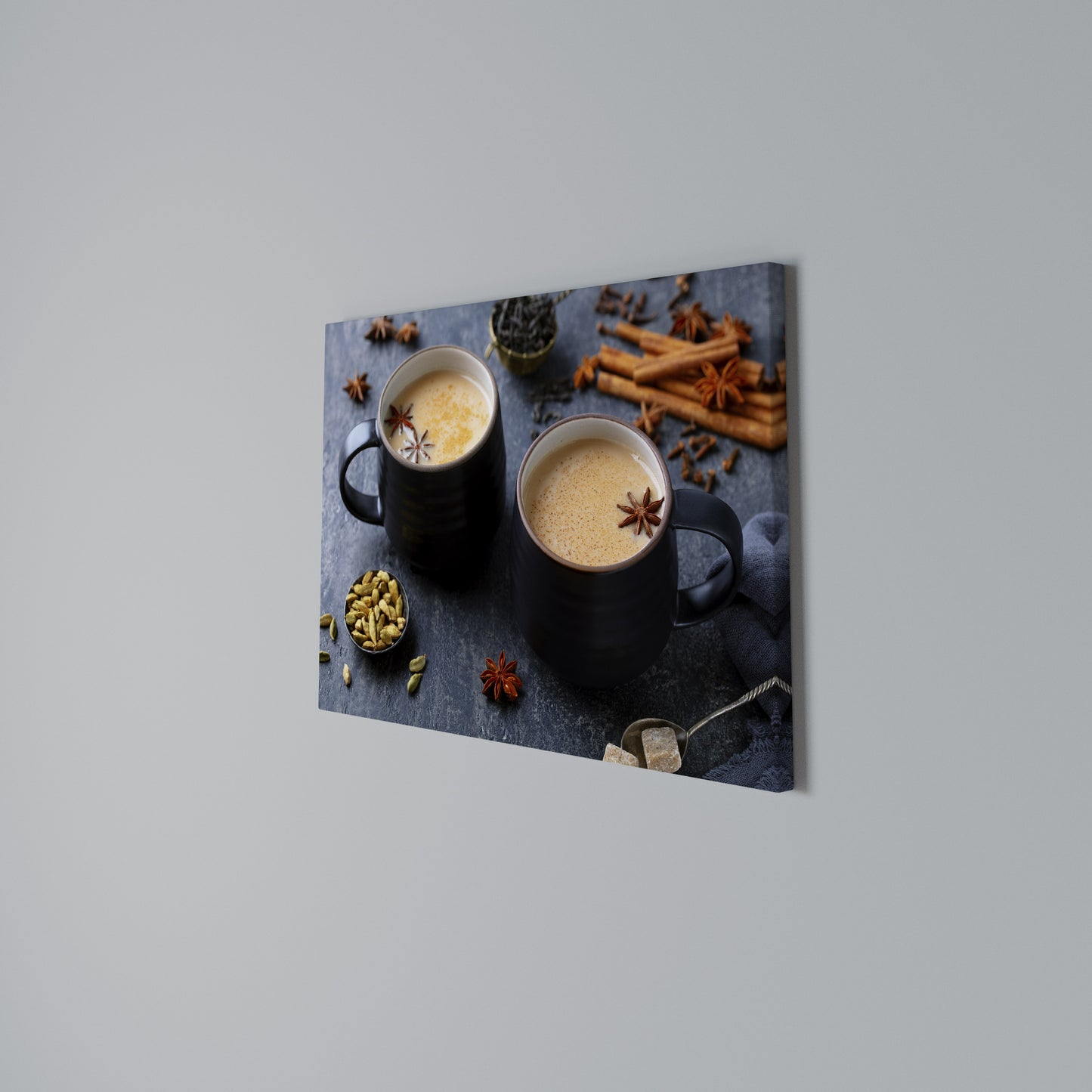 WARMTH IN A CUP Horizontal Canvas Print