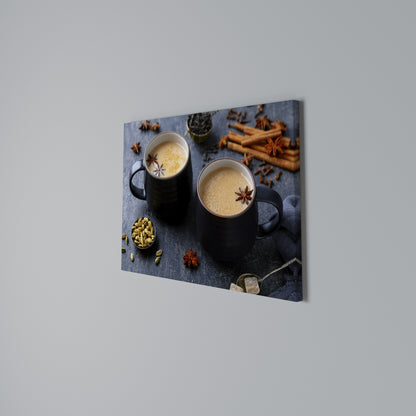 WARMTH IN A CUP Horizontal Canvas Print