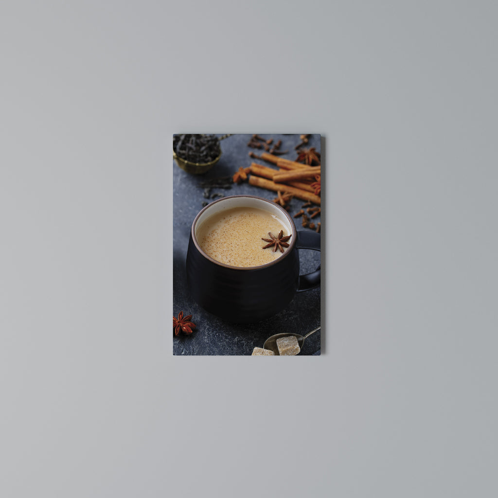 WARMTH IN A CUP Quadro em tela vertical
