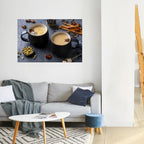 WARMTH IN A CUP Peel and Stick Horizontal Poster