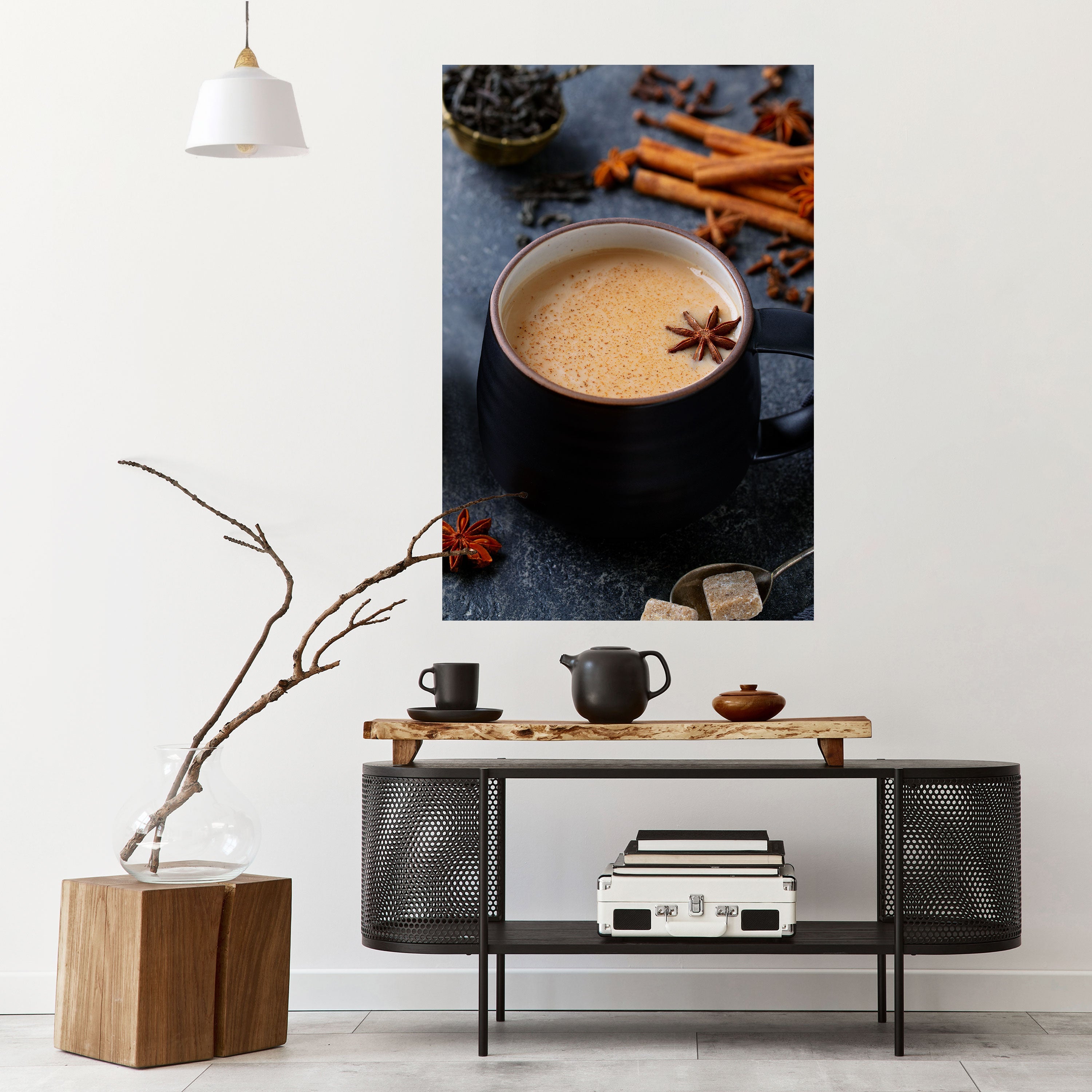 WARMTH IN A CUP Poster Vertical Autocolante