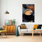 WARMTH IN A CUP Peel and Stick Vertical Poster