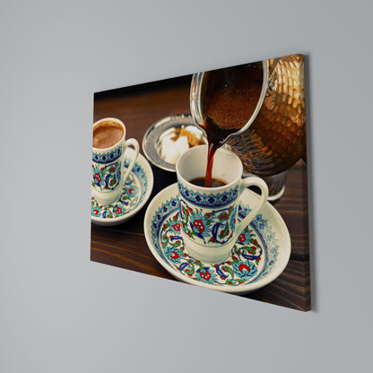 TRADITION IN A CUP Horizontal Canvas Print