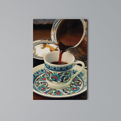 TRADITION IN A CUP Quadro em tela vertical