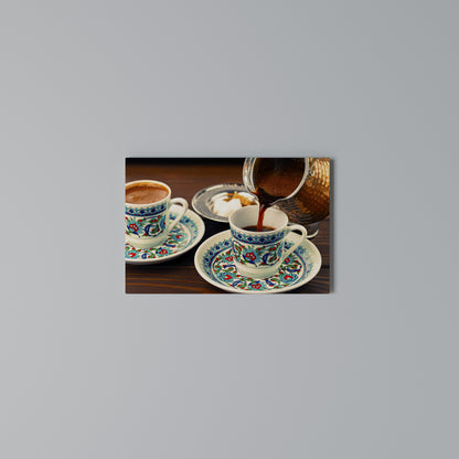 TRADITION IN A CUP Horizontal Canvas Print