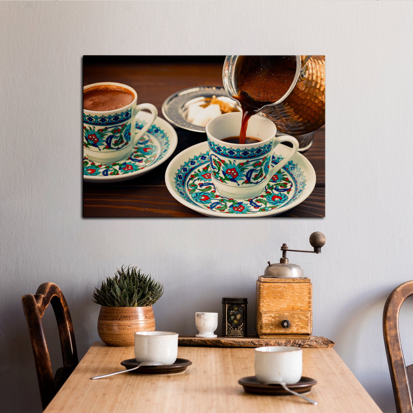 TRADITION IN A CUP Horizontal Canvas Print