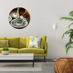 TRADITION IN A CUP Round Wall Art