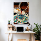 TRADITION IN A CUP Poster Vertical Autocolante