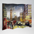 LONDON'S TIMELESS VIBES Biombo de 6 Painéis