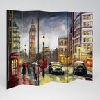 LONDON'S TIMELESS VIBES Biombo de 6 Painéis