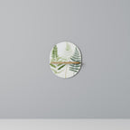 FERN MAJESTY Prateleira Oval Decorativa em Efeito Carvalho