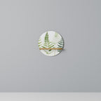 FERN MAJESTY Prateleira Redonda Decorativa em Efeito Carvalho