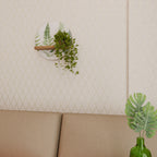 FERN MAJESTY Prateleira Redonda Decorativa em Efeito Carvalho