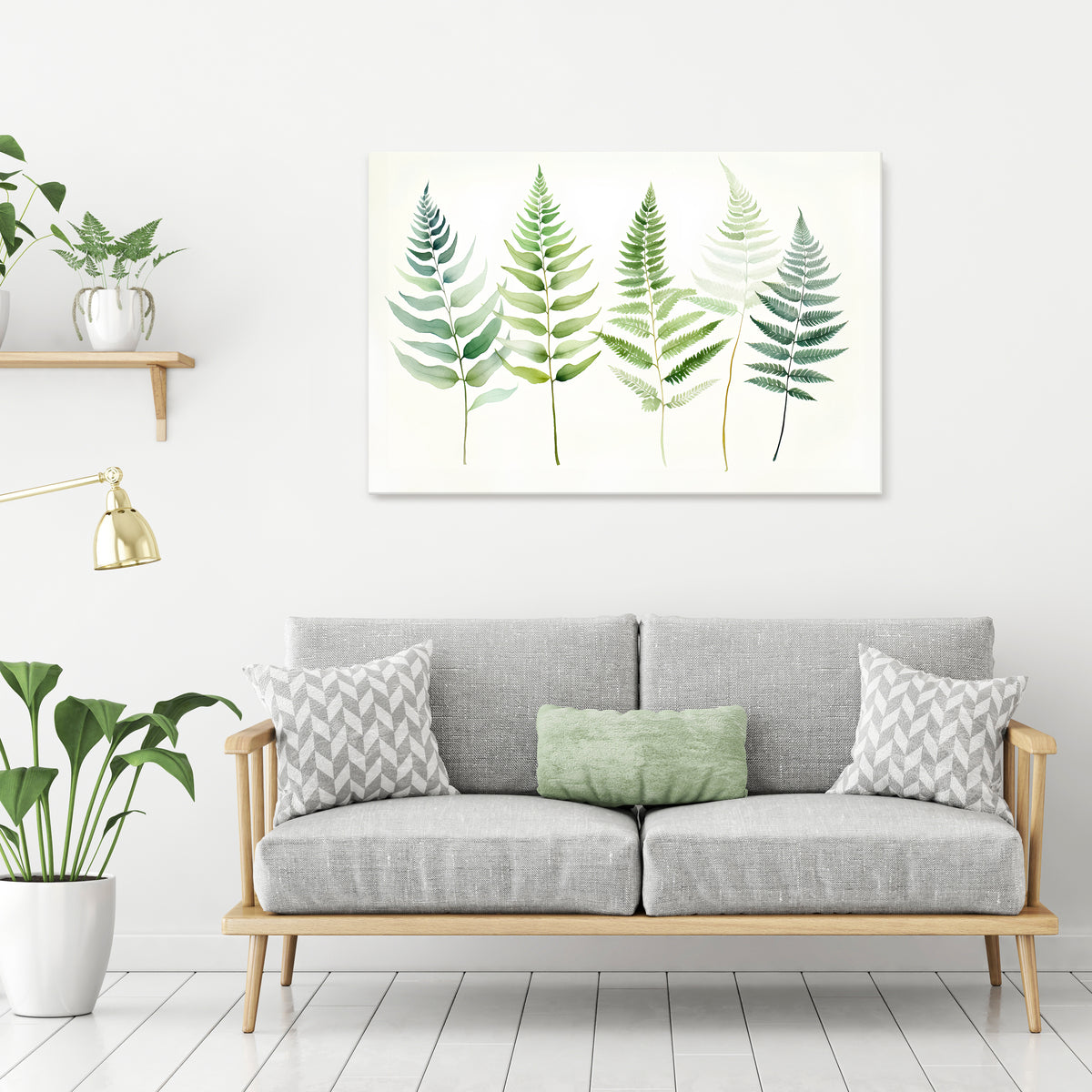 FERN MAJESTY Horizontal Canvas Print
