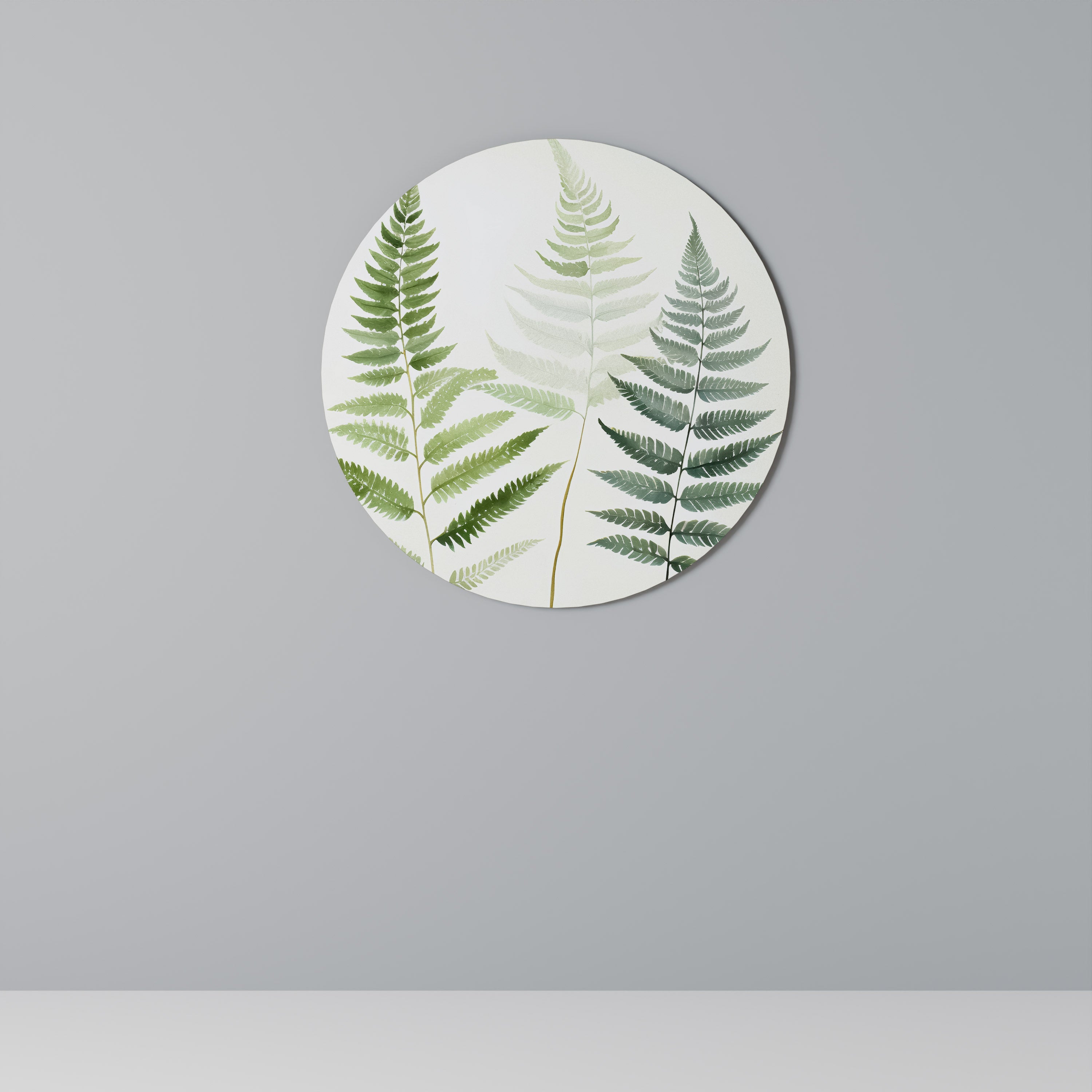 FERN MAJESTY Quadro Redondo Decorativo