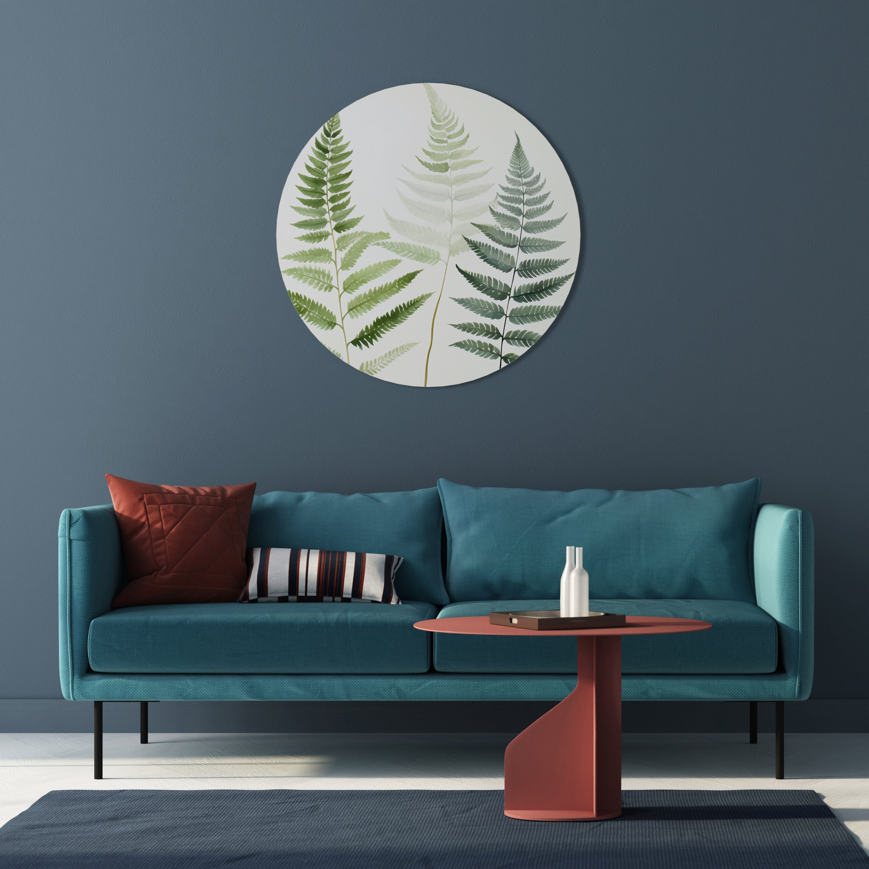 FERN MAJESTY Quadro Redondo Decorativo