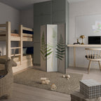 FERN MAJESTY Biombo Decorativo de 3 Painéis