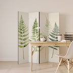 FERN MAJESTY Decorative 4-Panel Room Divider