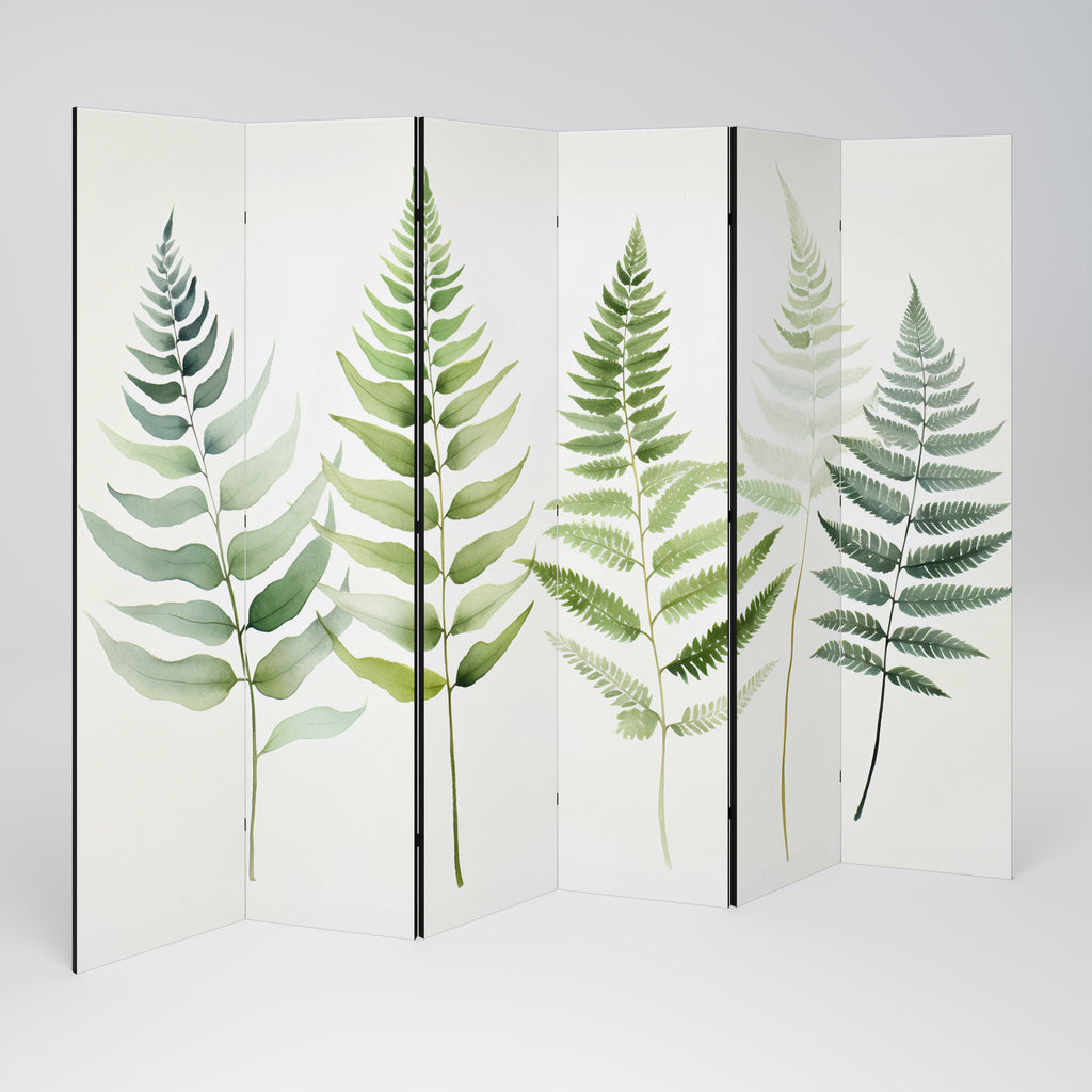 FERN MAJESTY Decorative 6-Panel Room Divider