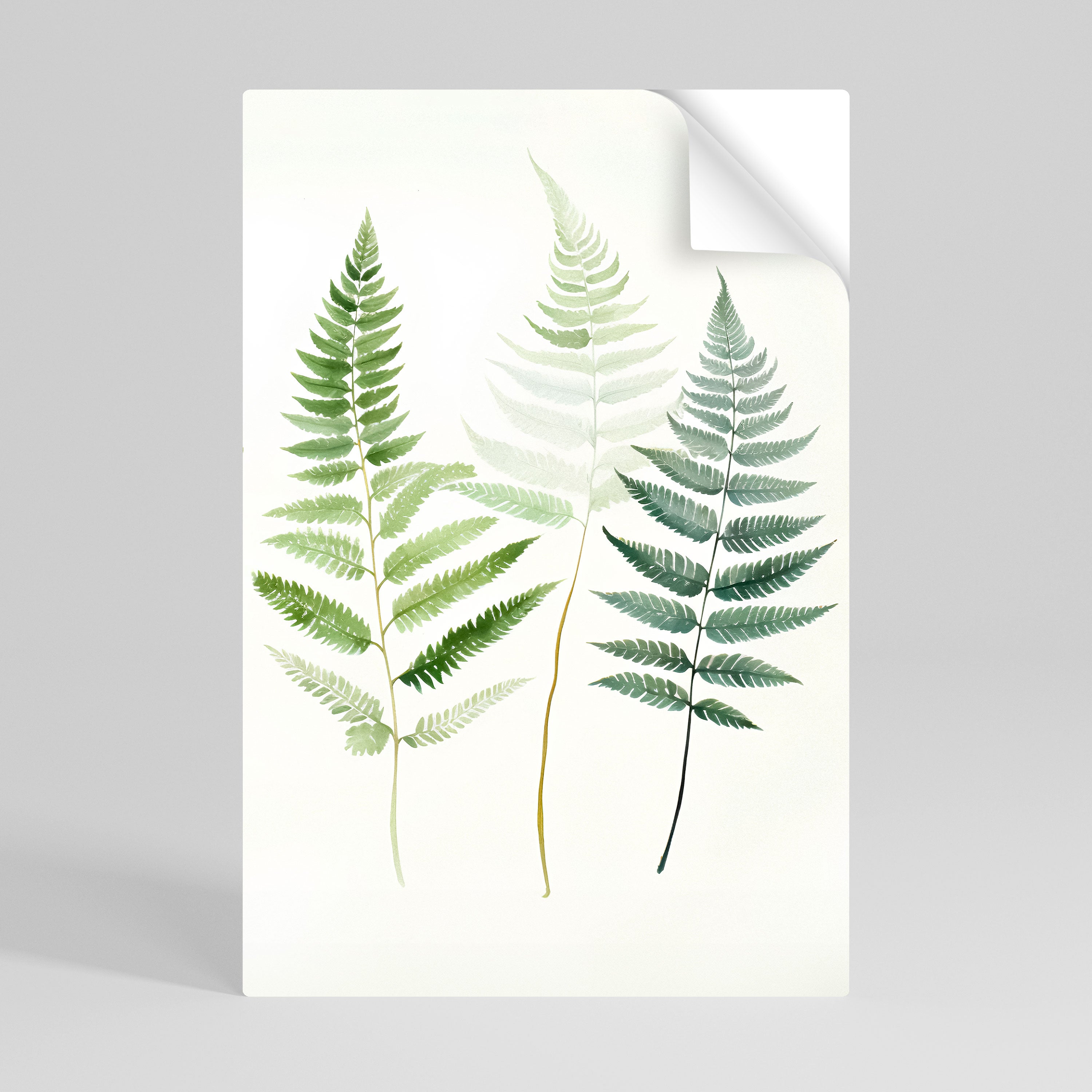 FERN MAJESTY Póster Autocolante Vertical