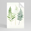 FERN MAJESTY Póster Autocolante Vertical