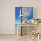 TIDES OF TIME Biombo Decorativo de 3 Painéis