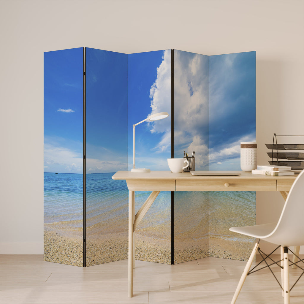 TIDES OF TIME Decorative 5-Panel Room Divider