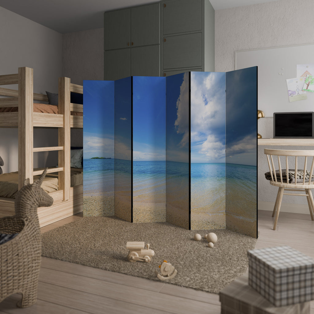 TIDES OF TIME Decorative 6-Panel Room Divider
