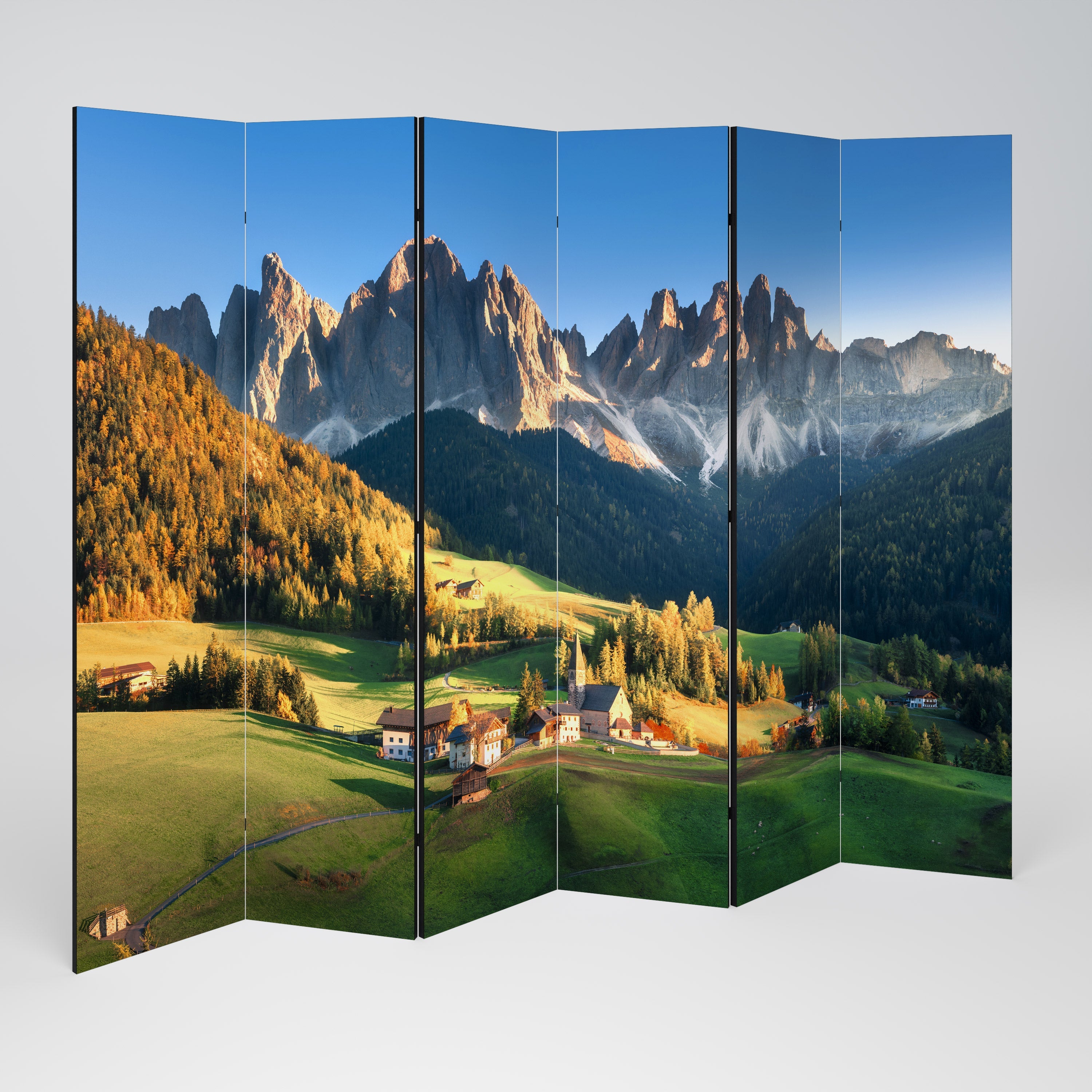 MOUNTAIN DREAMSCAPE Decorative 6-Panel Room Divider
