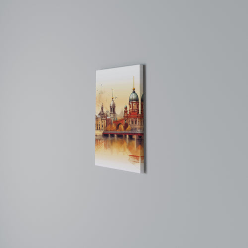 BERLIN SPIRIT Quadro em tela vertical