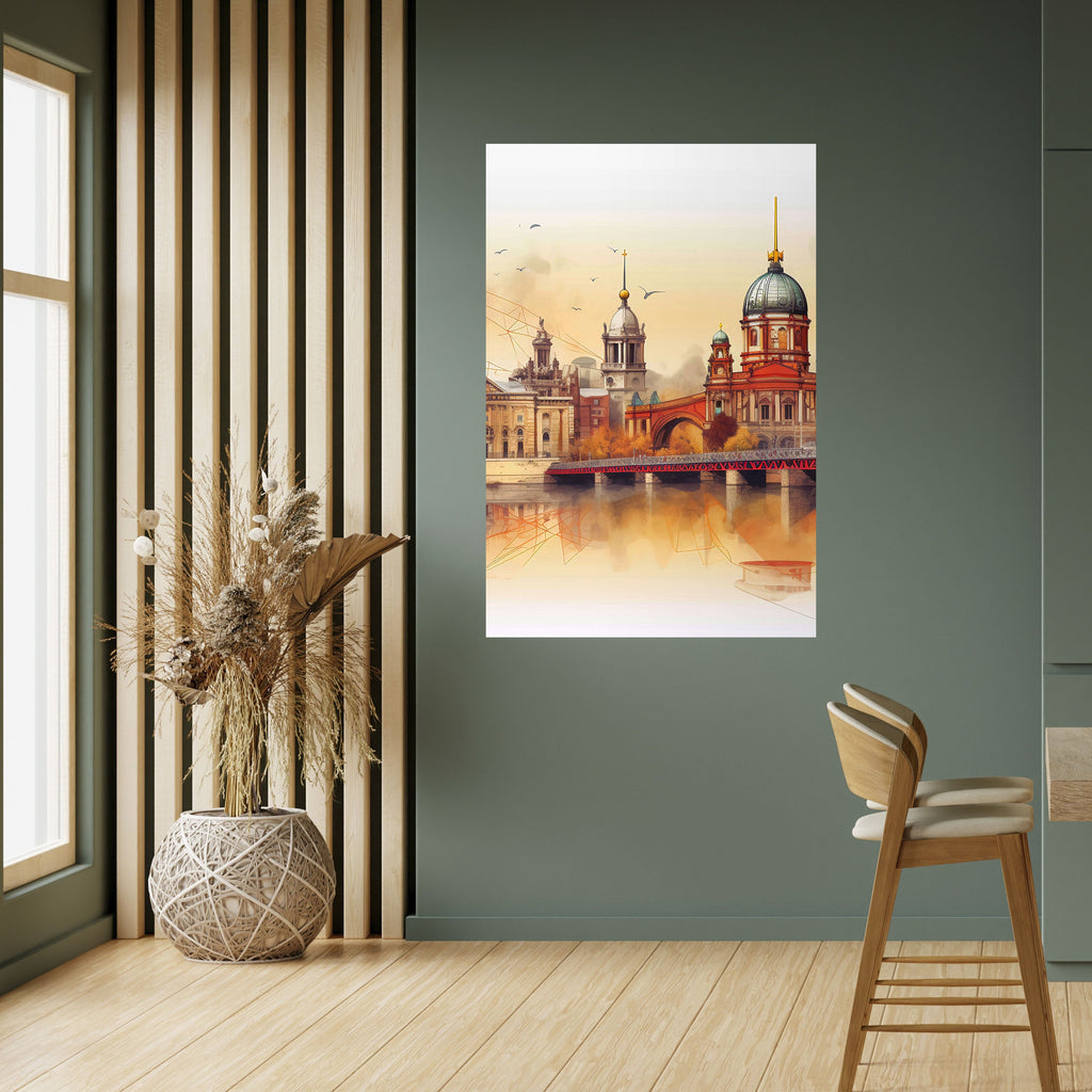 BERLIN SPIRIT Poster Vertical Autocolante