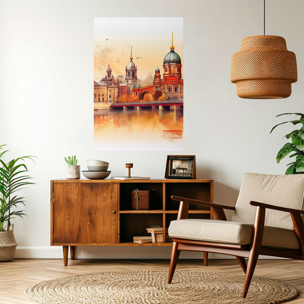 BERLIN SPIRIT Poster Vertical Autocolante