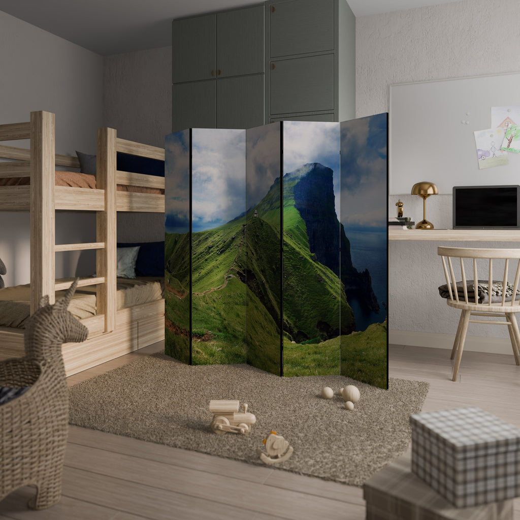 CLIFFS OF TRANQUILITY Decorative 5-Panel Room Divider