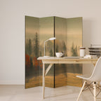 GILDING HOURS Decorative 4-Panel Room Divider
