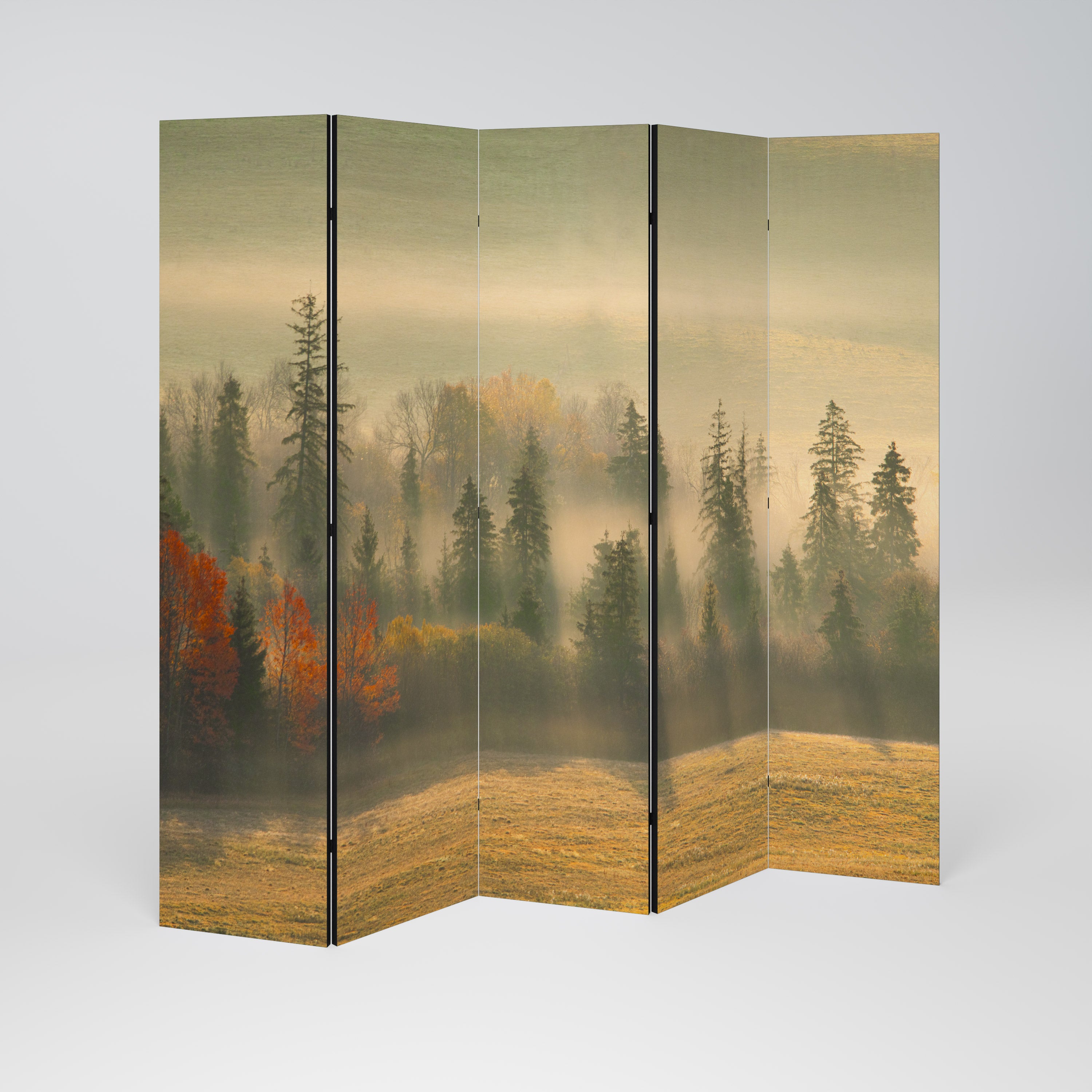 GILDING HOURS Biombo de 5 Painéis