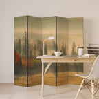 GILDING HOURS Decorative 5-Panel Room Divider