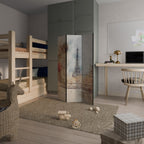 PARISIAN DAYDREAM Biombo Decorativo de 3 Painéis