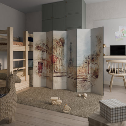 PARISIAN DAYDREAM Biombo de 6 Painéis