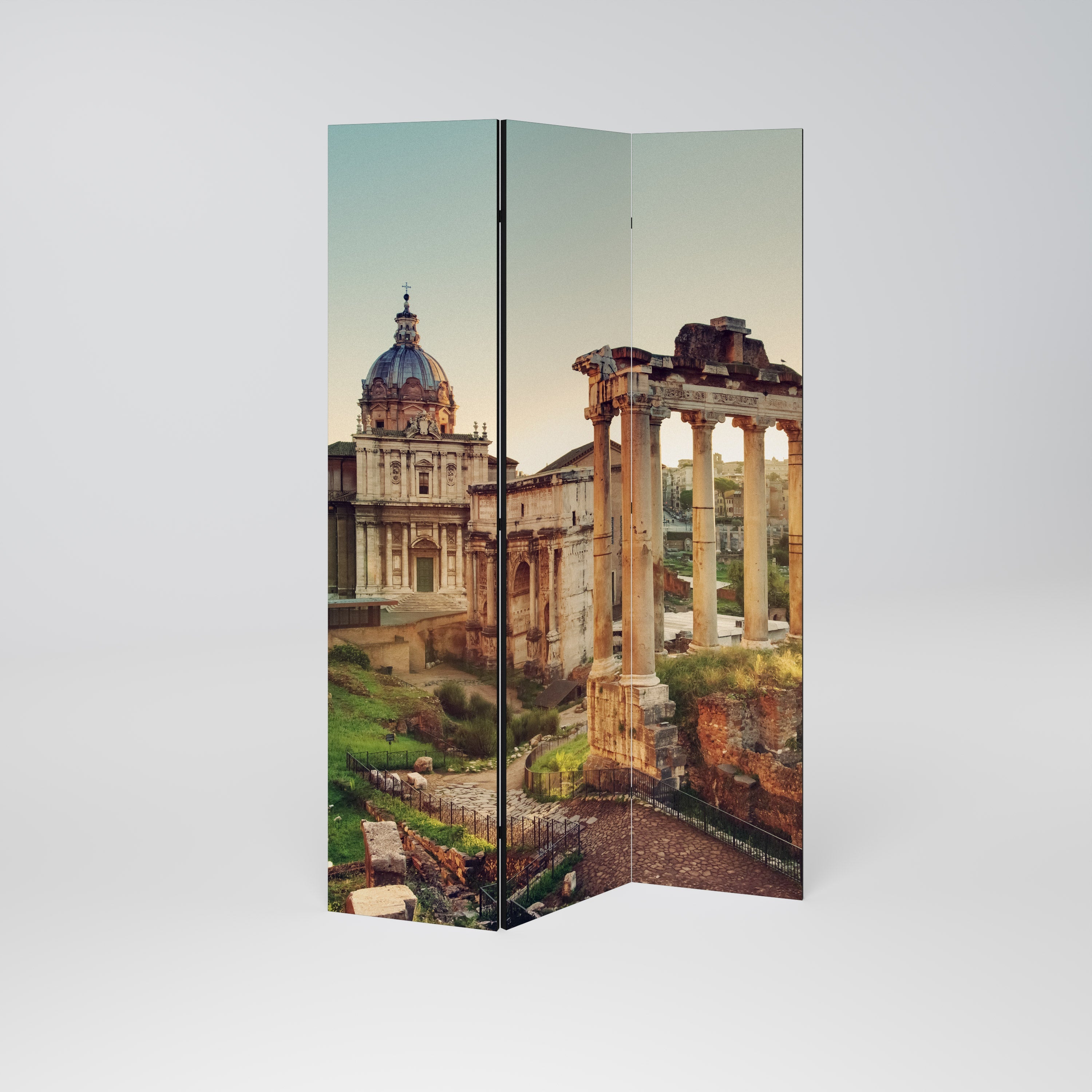 MARVELS OF THE PAST Biombo Decorativo de 3 Painéis