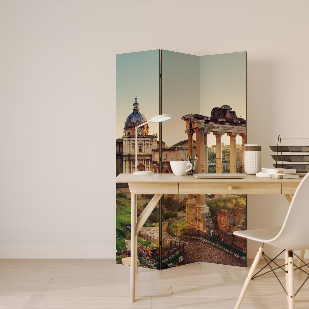 MARVELS OF THE PAST Biombo Decorativo de 3 Painéis