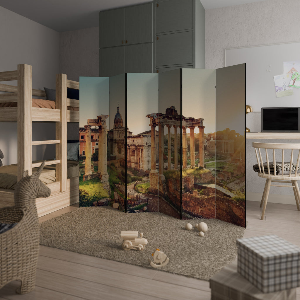 MARVELS OF THE PAST Biombo Decorativo de 6 Painéis