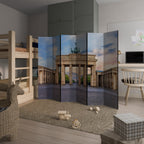 PILLARS OF MEMORY Biombo Decorativo de 6 Painéis